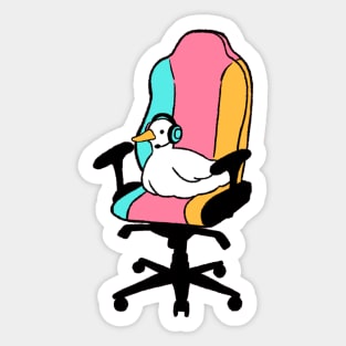 Gamer Duck Sticker